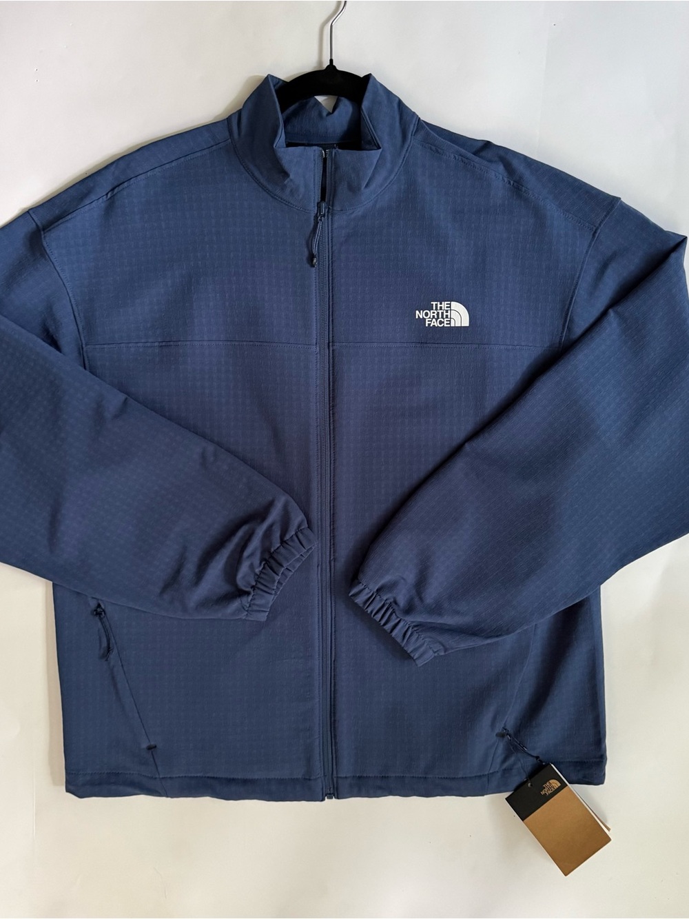 The North Face Men's Mountain Horizon Blue Full-Zip Performance Jacket L